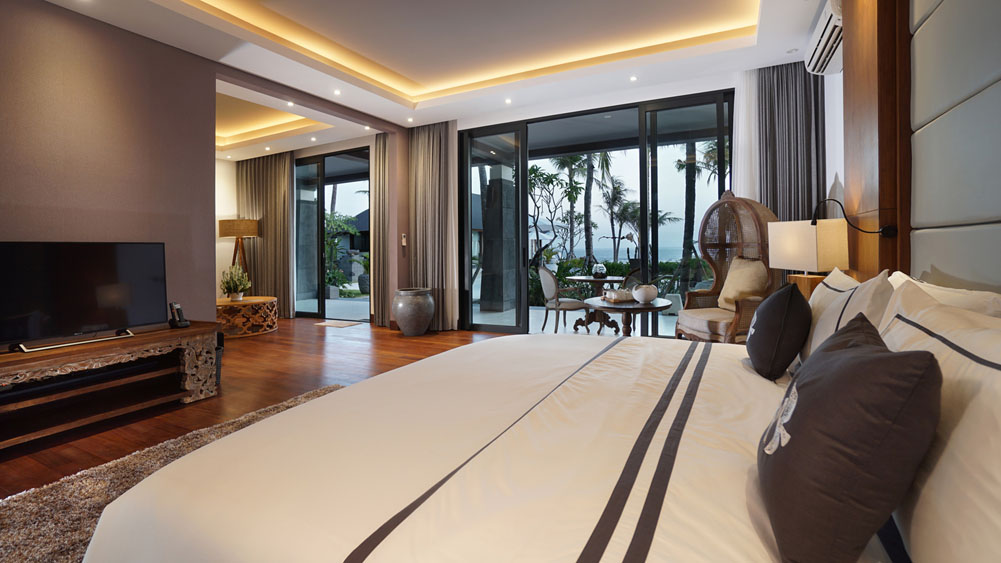 Tirtha Bayu Villa II - Deluxe Suite and view